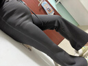 正喜孕婦褲冬季加絨保暖鯊魚(yú)皮外穿喇叭褲抽繩高腰托腹設計時(shí)尚孕婦裝 深灰(加絨喇叭褲) XL(建議125-145斤左右) 曬單實(shí)拍圖