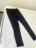 浪莎高腰黑色打底褲女褲外穿春秋季彈力緊身小腳褲鉛筆小黑褲薄款 曬單實(shí)拍圖