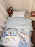 貝肽斯幼兒園被子三件套兒童六七件套寶寶入園專(zhuān)用午睡純棉被套床上用品 天空之鯨【10A抗菌 60S貢緞純棉】 【六件套】1斤被芯+1.5斤墊芯+枕芯 曬單實(shí)拍圖