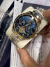 瑞士男士進(jìn)口機械表商務(wù)多功能防水陀飛輪手表品牌十大名表 間金藍面-享全國專(zhuān)柜終身質(zhì)保服務(wù)原裝進(jìn)口 42mm直徑 曬單實(shí)拍圖