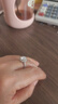DR.ku圓包鉆戒培育鉆石1克拉鉆戒VVS求婚戒指結婚生日情人節禮物 2克拉培育鉆戒D/VVS/3EX 9號閉口 曬單實(shí)拍圖