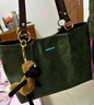 CLEVER & KETCH包包女包輕奢托特包大容量新款手提單肩通勤包 情人節禮物送女友 綠色 曬單實(shí)拍圖