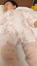 貝瑞加（Babyprints）新生兒連體衣嬰兒秋冬夾棉保暖衣服寶寶加厚爬服外出哈衣 兔66 曬單實(shí)拍圖