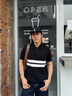 TOMMY JEANS【七夕禮物】26夏男女坑條肌理純棉撞色短袖POLO襯衫領毛衣針織衫 黑色BDS S 曬單實拍圖