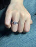 戚小米S999純銀四葉草戒指女士開(kāi)口戒可調節食指環(huán)高級感生日禮物送女友 四葉草戒指【S999足銀】 曬單實(shí)拍圖