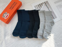 大嘴猴100%純棉襪子男士中筒秋冬運動(dòng)純棉襪防臭10A抗菌吸汗透氣6雙禮盒 曬單實(shí)拍圖