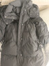 鴨鴨羽絨服女2025年新款冬季中長(cháng)款韓版連帽加厚保暖休閑女士外套 黑色 M 曬單實(shí)拍圖