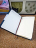 嘉然恒高端黑色商務(wù)筆記本本子A5記事本高顏值PU皮面本加厚內芯企業(yè)辦公文具工作日志會(huì )議記錄本可定制 曬單實(shí)拍圖