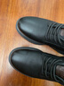 零度Zero輕戶(hù)外男鞋舒適減震休閑皮鞋男2025秋冬新款摔紋皮運動(dòng)鞋男 黑色 39 曬單實(shí)拍圖
