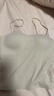ubras新款立體抹胸美形小奶皮胸墊吊帶背心女可外穿上衣內衣t恤燕麥奶L 曬單實(shí)拍圖
