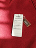恒源祥圓領(lǐng)100%羊毛針織開(kāi)衫女2025新款小個(gè)子高腰短款紅色百搭毛衣外套 紅色 M 曬單實(shí)拍圖
