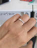 戚小米純S999足銀戒指女開(kāi)口戒男士素圈食指環(huán)尾戒飾品生日禮物送女友 【999足銀】極簡(jiǎn)素圈戒指-女款 曬單實(shí)拍圖