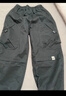 左西童裝男童褲子春裝2026新款兒童工裝褲大童戶(hù)外沖鋒褲 黑色 130 曬單實(shí)拍圖