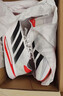 adidas 二代閃充跑鞋 ADIZERO SL2 M WIDE競訓體測跑鞋男阿迪達斯 灰白/黑色/亮紅   42 曬單實(shí)拍圖