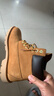 添柏嵐（Timberland）官方踢不爛男鞋新款大黃靴戶(hù)外防水皮革偏大|18094 18094W/小麥色 40 曬單實(shí)拍圖