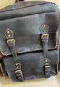 NOSSKISS國際奢侈品牌男士復古真皮雙肩包頭層牛皮背包瘋馬皮書(shū)包電腦背包 咖啡色 曬單實(shí)拍圖