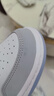 耐克（NIKE）Air Jordan1 AJ1小迪奧灰白簡(jiǎn)約皮革低幫男復古籃球鞋DC0774-105 DC0774-105 灰白 40.5 曬單實(shí)拍圖
