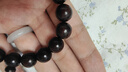 妍韻珠寶多金星印度小葉紫檀手串文玩佛念珠男女款正宗檀香手鏈12mm重19克 曬單實(shí)拍圖