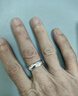 純已久銀飾999足銀戒指活口銀指環(huán)光面簡(jiǎn)約實(shí)心銀男女款情侶款銀戒 曬單實(shí)拍圖