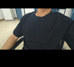 武楠280g重磅美式高街黑色純棉短袖t恤男cleanfit正肩半袖打底上衣服 黑色+白色【兩件裝】 M 曬單實(shí)拍圖