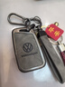 紳創(chuàng  )大眾鑰匙套25款速騰邁騰朗逸帕薩特寶來(lái)汽車(chē)包扣殼途觀(guān)L探岳途岳 大眾【C款折疊3鍵】-槍色灰繩 曬單實(shí)拍圖