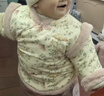 班喜迪女童漢服套裝秋冬裝新款女寶寶周歲禮服加絨夾棉兒童國風(fēng)拜年服冬 曬單實(shí)拍圖