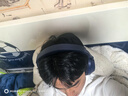 聯(lián)想（Lenovo）小新頭戴式高端降噪耳機HB500藍牙5.4版本 混饋深度降噪 佩戴檢測一機雙連 親膚大尺寸耳罩深藍色  曬單實(shí)拍圖