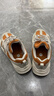 耐克NIKE秋季休閑鞋男子緩震透氣TECH HERA運動(dòng)鞋FJ9532-800米白橙41 曬單實(shí)拍圖