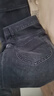 Lee25秋冬新726標準中腰直筒五袋款黑灰色男牛仔褲 黑灰色  31  曬單實(shí)拍圖
