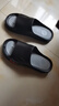 回力拖鞋男士厚底防滑浴室一字拖休閑外穿耐磨涼鞋SDJ-3A77 黑灰46-47 曬單實(shí)拍圖