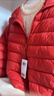 巴拉巴拉童裝兒童排骨羽絨服男童女童親子裝輕薄內膽2025年新款冬裝外套潮 新年紅-連帽-白鴨絨 清潔度1000+ 130 充絨量48g 曬單實(shí)拍圖