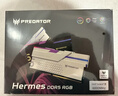 宏碁掠奪者（PREDATOR）48G(24G×2)套裝 DDR5 6000頻率 臺式機內存條 Hermes冰刃系列 RGB燈條(C28) 石耀黑 AI電腦配件 曬單實(shí)拍圖