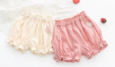 幼歌（YOUGE）夏季新款嬰幼兒可愛(ài)小兔寬松透氣花苞褲2025清涼短褲潮 粉色 100 cm 曬單實(shí)拍圖