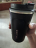 保溫杯男女便攜歐式隨手杯304不銹鋼咖啡杯隨行杯子保冷水杯 暗夜黑 500ml 曬單實(shí)拍圖