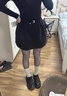 茉尋楊穎同款單層黑絲襪光腿神器秋冬女黑透膚打底襪褲 連腳薄絨款 曬單實(shí)拍圖