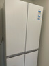 海爾（Haier）「小紅花系列」500L十字門(mén)母嬰冰箱594超薄一級能效風(fēng)冷無(wú)霜白色BCD-500WGHTDEDWVU1國家補貼 曬單實(shí)拍圖