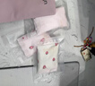 ubras動(dòng)物印花純棉內褲女7A抗菌透氣襠可愛(ài)中低腰少女生三角短褲 草莓粉色+草莓白色+草莓粉色 M 曬單實(shí)拍圖