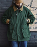 馬登工裝 美式復古獵裝夾克男秋季撞色翻領(lǐng)寬松輕量皺感休閑外套 深綠色 （寬松偏大） XL 曬單實(shí)拍圖