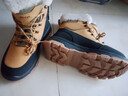 Jeep吉普情侶羊毛雪地靴男女冬季新款防水防滑高幫鞋皮毛一體加絨棉鞋 金黃 【羊毛】【情侶款皮鞋碼】 45 曬單實(shí)拍圖