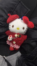 益寶王國hello kitty玩偶周邊新年春節馬年限定哈嘍keiti醒獅毛絨可愛(ài)掛件 醒獅春節年獸kt kitty 曬單實(shí)拍圖
