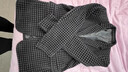 羅蒙（ROMON）高檔羊毛西服男士加棉加厚保暖春秋季商務(wù)修身免燙格子西裝外套男 加棉加厚 黑灰 【高品質(zhì)西服】 XL 【150-155斤】 曬單實(shí)拍圖