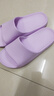 樸西輕便防滑情侶休閑居家用涼拖鞋女浴室洗澡不滑不響夏季拖鞋女 翡翠紫【掌柜推薦】 36-37 曬單實(shí)拍圖