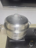 康巴赫蒸鍋304不銹鋼蒸籠食品級雙層湯鍋家用蒸煮燉燃氣灶電磁爐通用 【加厚304不銹鋼】 2層 32cm 曬單實(shí)拍圖