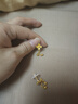 六福珠寶足金丁香花黃金耳墜耳飾送禮 計價 L07TBGE0016 2.39克(含工費184元) 配硅膠耳堵 曬單實拍圖