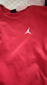 Jordan耐克AJ童裝兒童套裝新年紅色2件套男女童拜年服衛衣長(cháng)褲春裝 曬單實(shí)拍圖