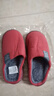 吖卜獸新款棉拖鞋月子毛毛家居宿舍待客 條紋款桔紅 38-39 曬單實(shí)拍圖