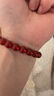 普陀山紅瑪瑙手串水晶瑪瑙手鏈轉運珠情侶生日禮物 曬單實(shí)拍圖