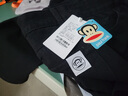 大嘴猴（paul frank）牛仔褲男士秋冬季直筒褲子男美式復古寬松休閑褲男褲長(cháng)褲 黑色 L 曬單實(shí)拍圖