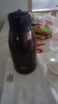 象?。╖O JIRUSHI） 保溫壺家用真空暖水瓶304不銹鋼大容量咖啡熱水壺HJHA HJ19-VD深咖色 1.9L 曬單實(shí)拍圖
