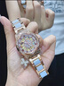 五芒星2026新款輕奢小眾女士全自動(dòng)機械腕表高級感太陽(yáng)花陶瓷女表 白玫金機械表-禮盒裝 曬單實(shí)拍圖